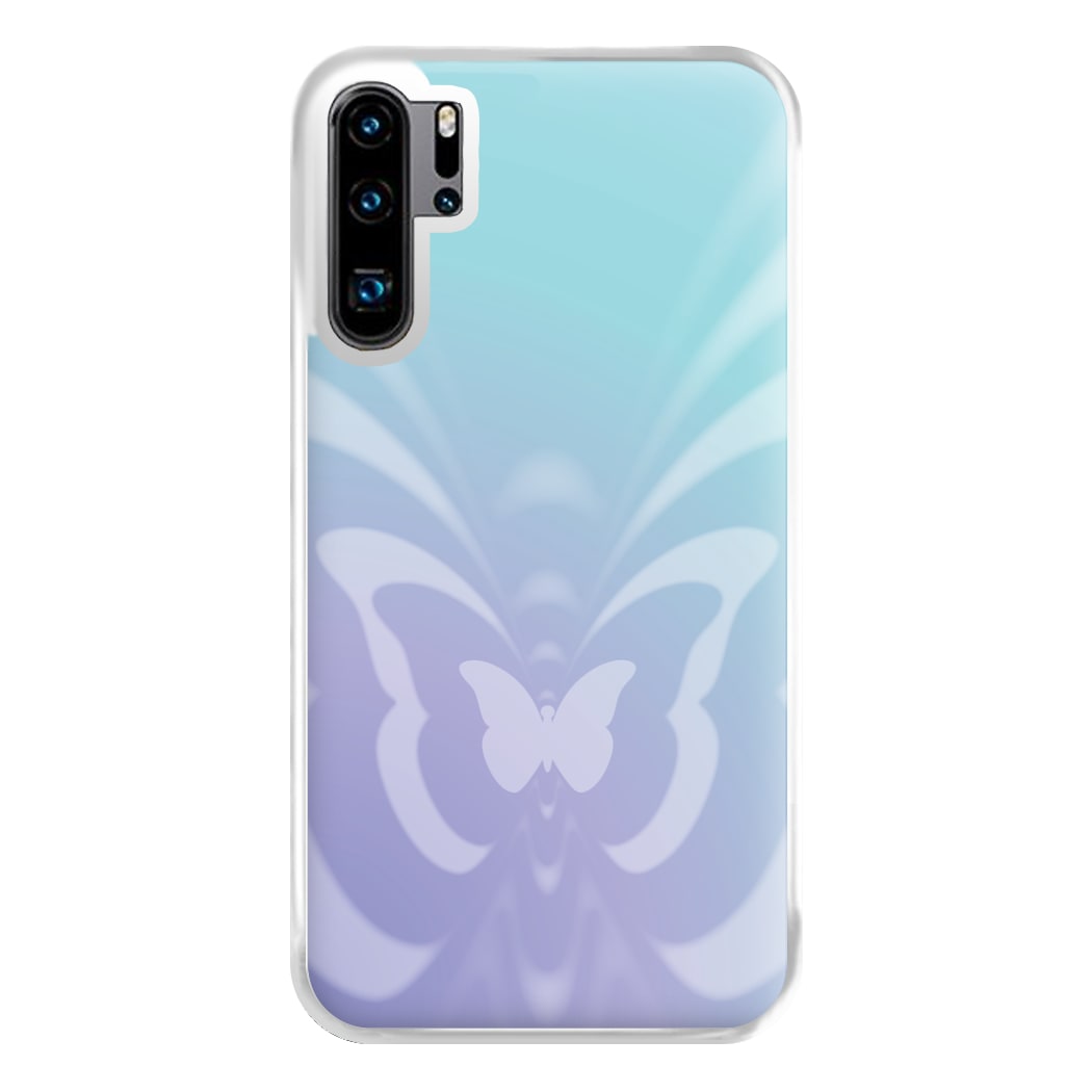 Butterfly Gradient Purple Phone Case for Huawei P30 Pro