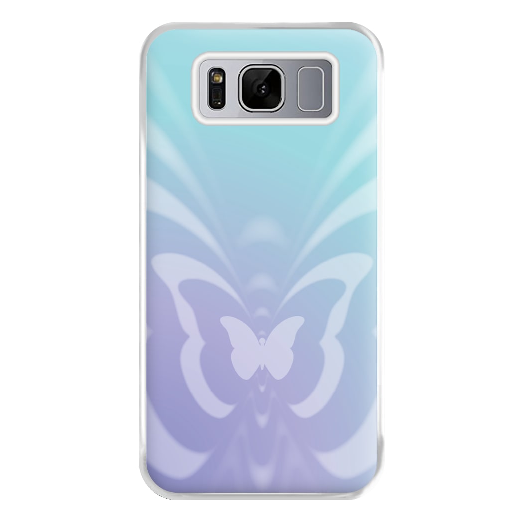 Butterfly Gradient Purple Phone Case for Galaxy S8 Plus
