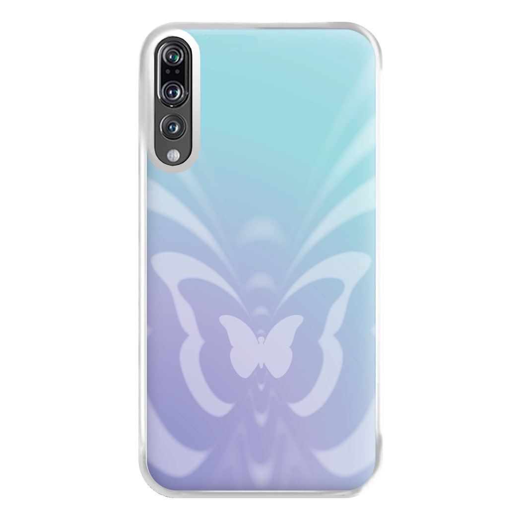 Butterfly Gradient Purple Phone Case for Huawei P20 Pro