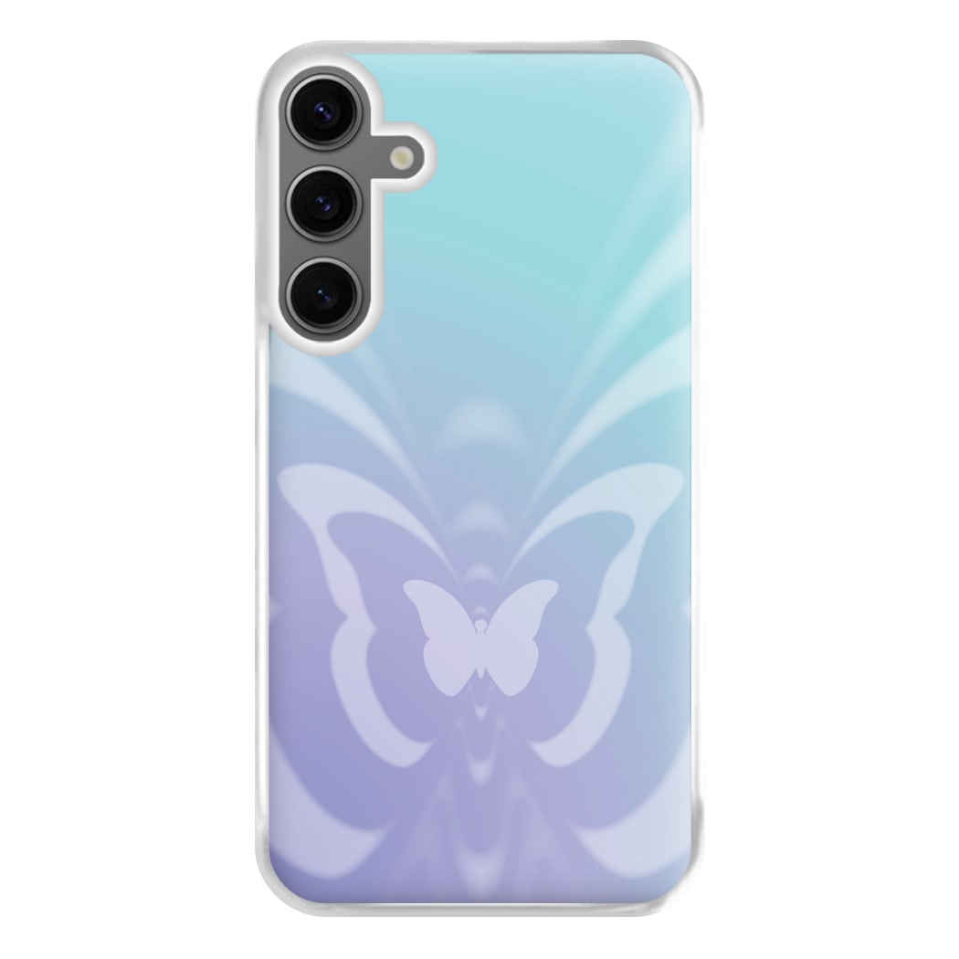 Butterfly Gradient Purple Phone Case for Galaxy S24FE