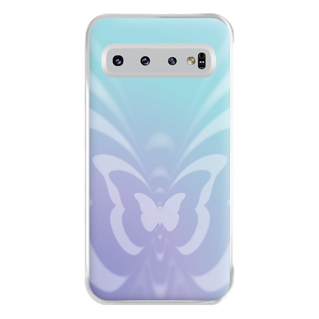 Butterfly Gradient Purple Phone Case for Galaxy S10 Plus