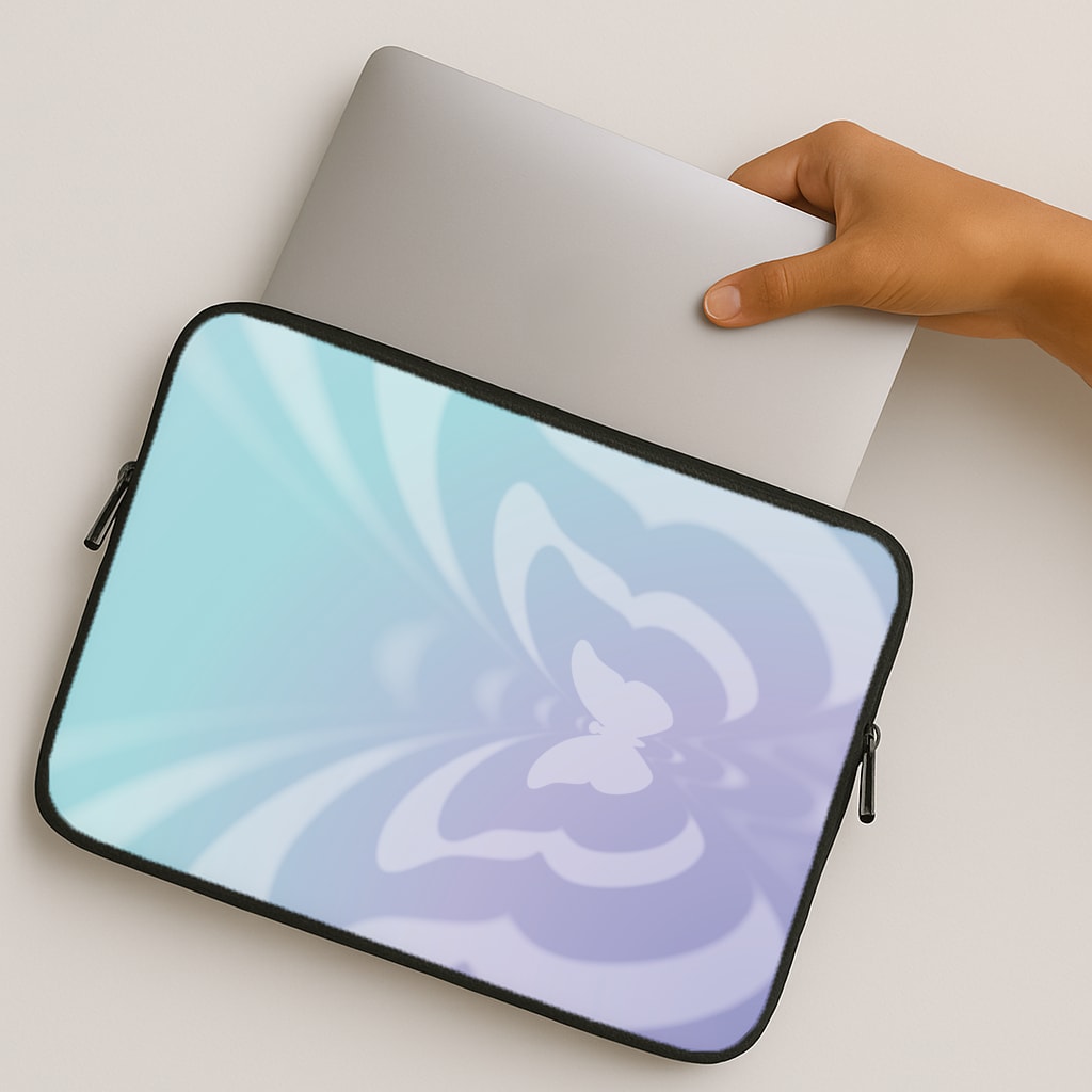Butterfly Gradient Purple MacBook Case