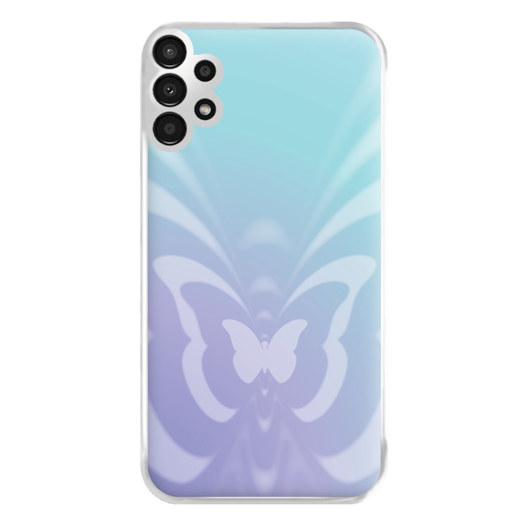 Butterfly Gradient Purple Phone Case for Galaxy A13