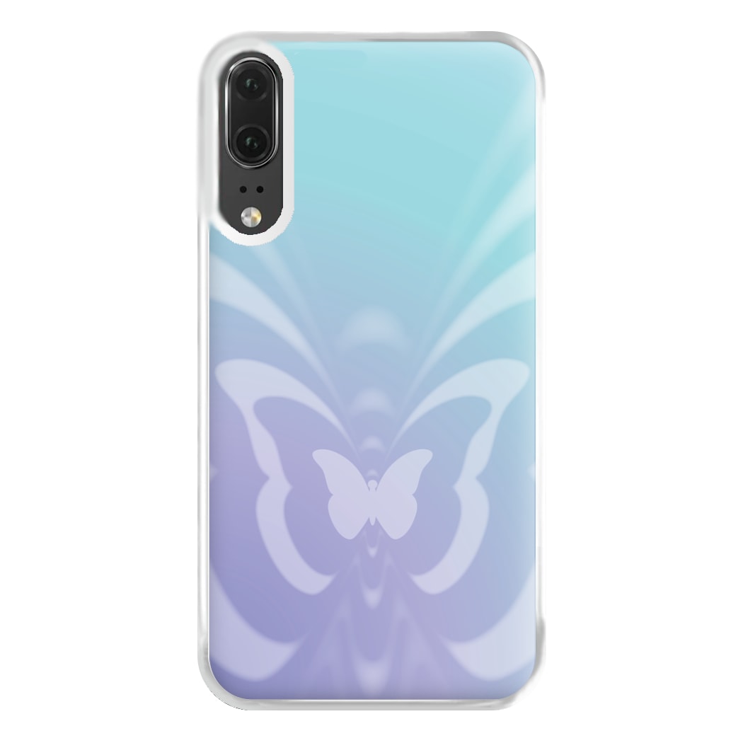 Butterfly Gradient Purple Phone Case for Huawei P20
