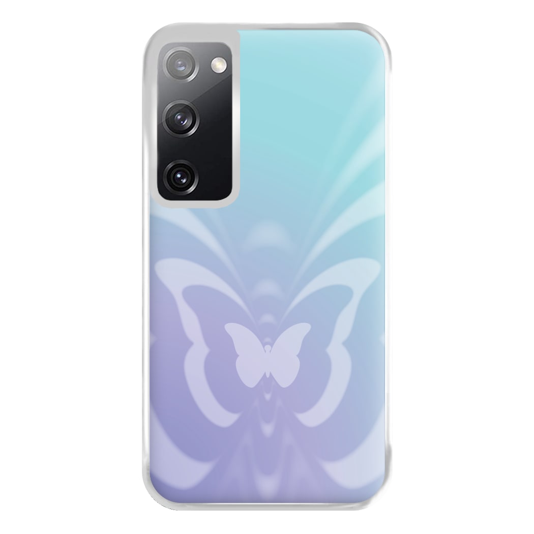 Butterfly Gradient Purple Phone Case for Galaxy S20