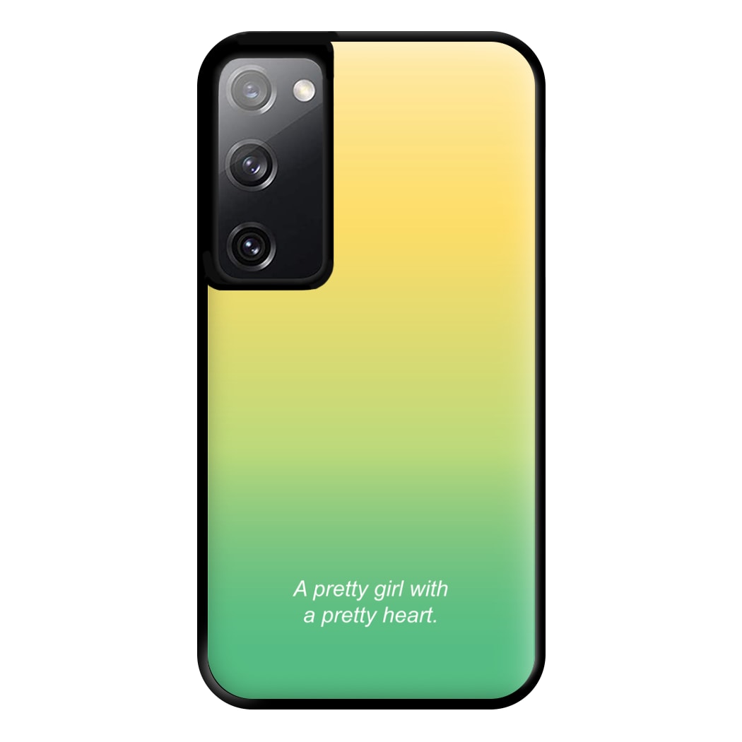 A Pretty Girl With A Pretty Heart Phone Case for Galaxy S20