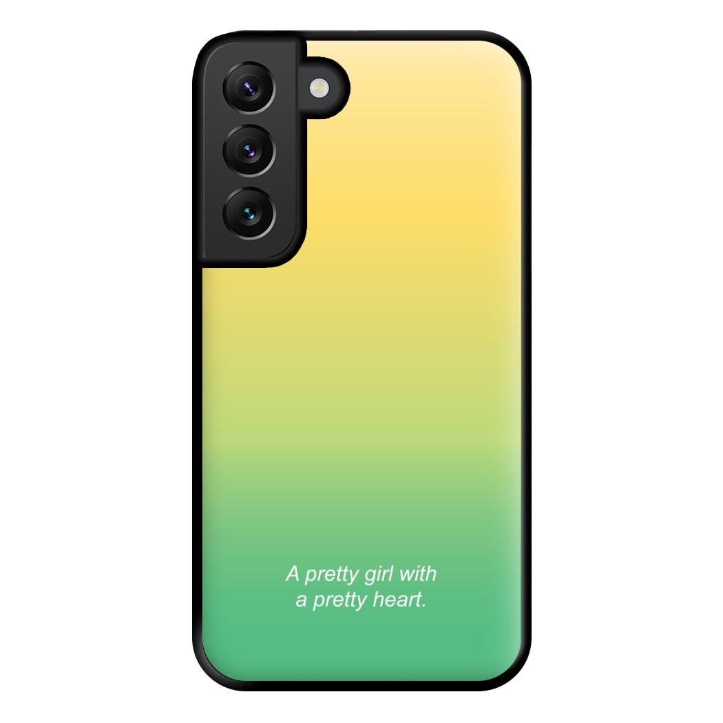 A Pretty Girl With A Pretty Heart Phone Case for Galaxy S22 Plus