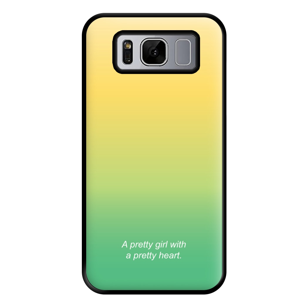 A Pretty Girl With A Pretty Heart Phone Case for Galaxy S8 Plus