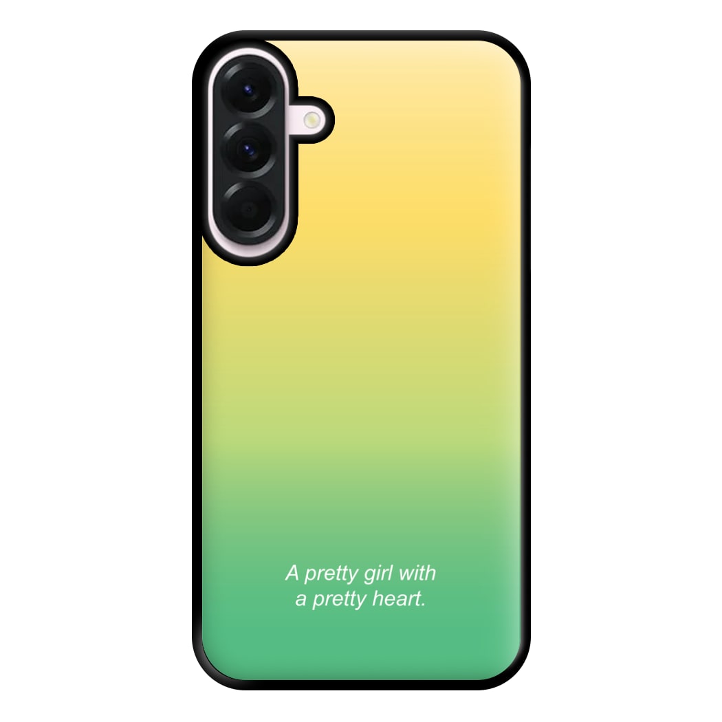 A Pretty Girl With A Pretty Heart Phone Case for Galaxy A36
