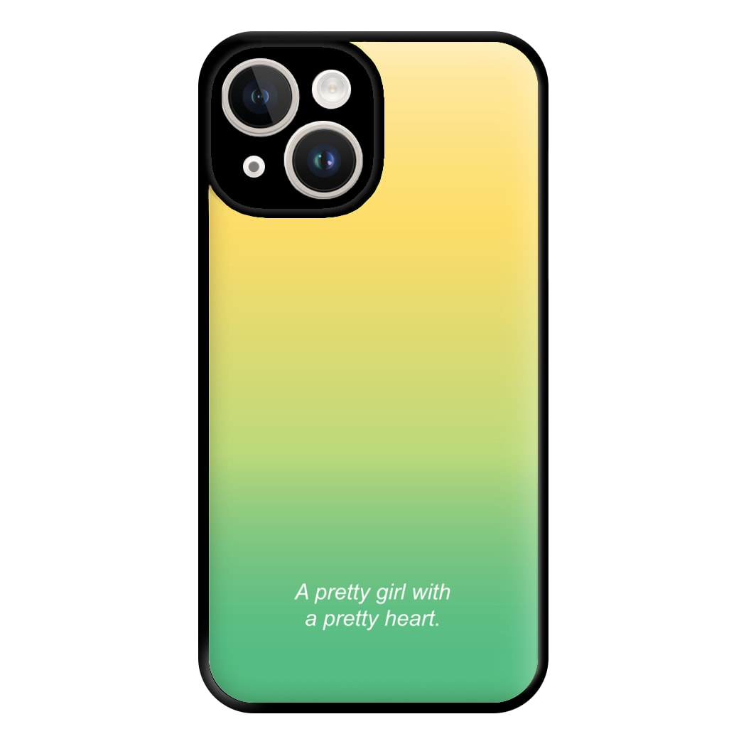 A Pretty Girl With A Pretty Heart Phone Case for iPhone 14