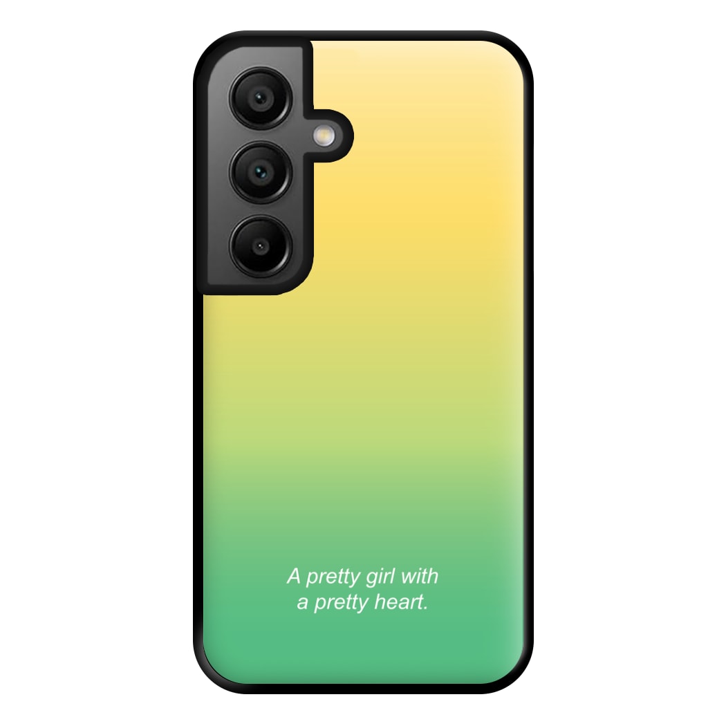 A Pretty Girl With A Pretty Heart Phone Case for Galaxy A56