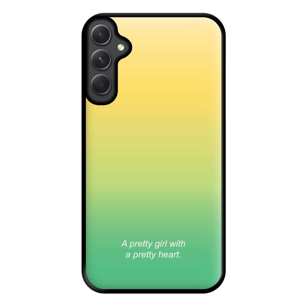 A Pretty Girl With A Pretty Heart Phone Case for Galaxy A54