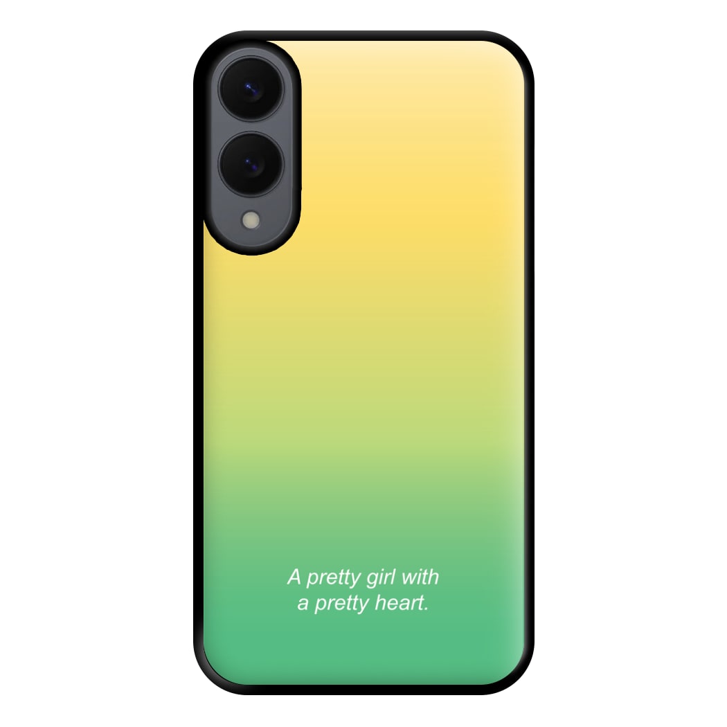 A Pretty Girl With A Pretty Heart Phone Case for Galaxy S25 Edge