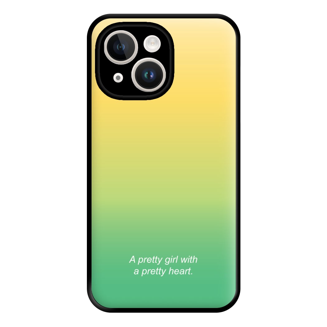 A Pretty Girl With A Pretty Heart Phone Case for iPhone 14 Plus