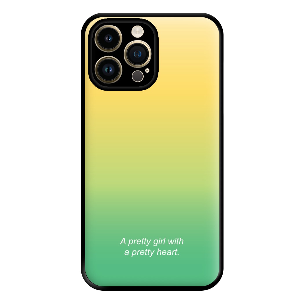 A Pretty Girl With A Pretty Heart Phone Case for iPhone 14 Pro Max