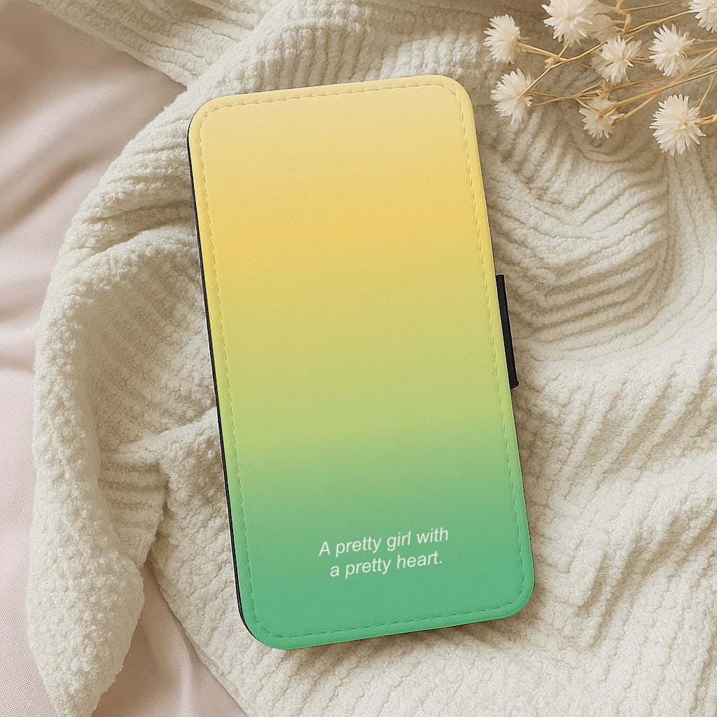 A Pretty Girl With A Pretty Heart Wallet Phone Case