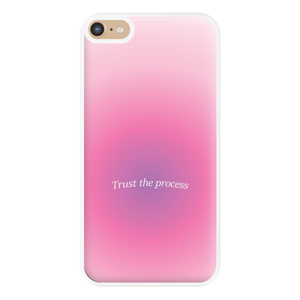 Trust The Process Pink Gradient Phone Case for iPhone 6 Plus / 7 Plus / 8 Plus