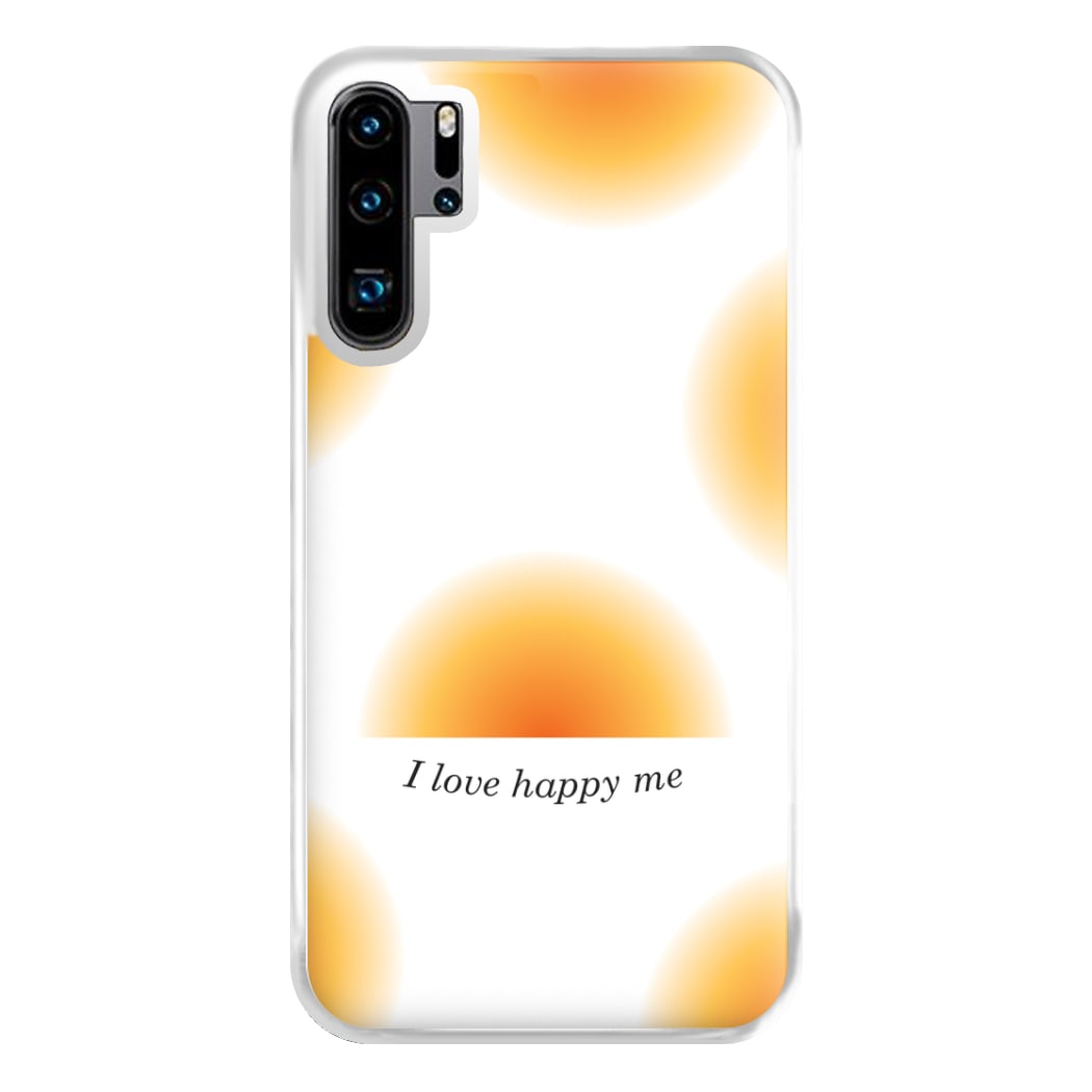 I Love Happy Me Gradient Pattern Phone Case for Huawei P30 Pro