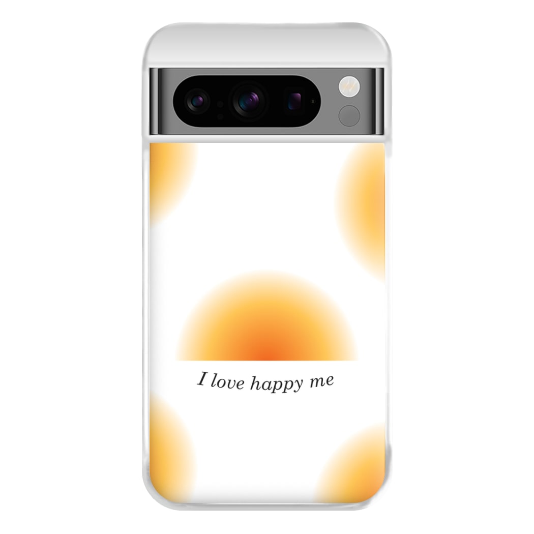 I Love Happy Me Gradient Pattern Phone Case for Google Pixel 8 Pro