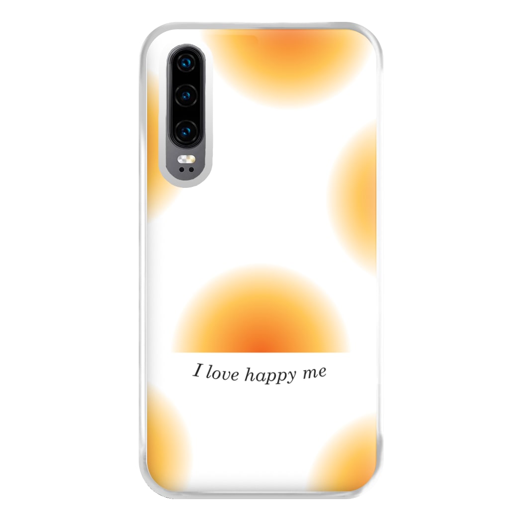 I Love Happy Me Gradient Pattern Phone Case for Huawei P30