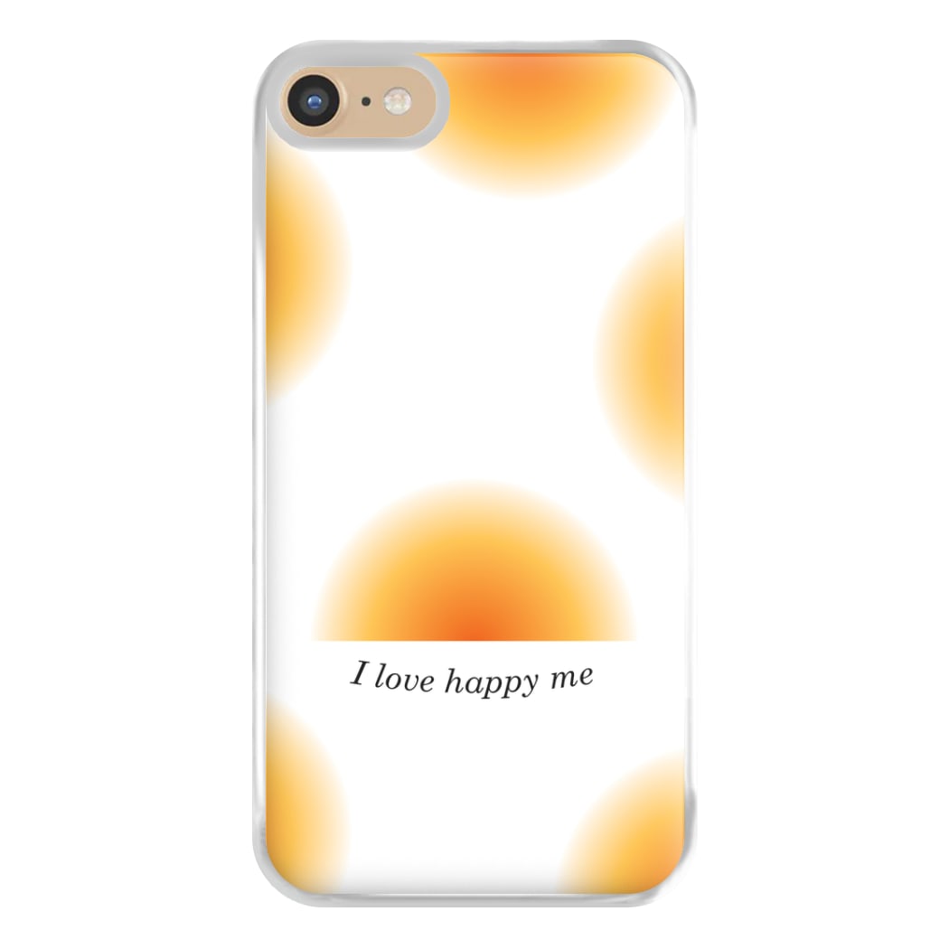 I Love Happy Me Gradient Pattern Phone Case for iPhone 6 / 7 / 8 / SE