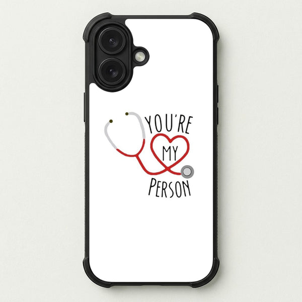 You're My Person - Grey's Phone Case — Bumper case