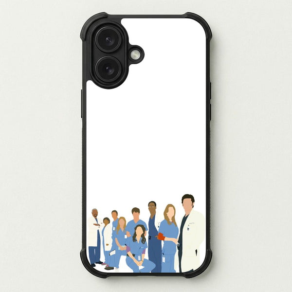 Cartoon Crew - Grey's Phone Case — Bumper case