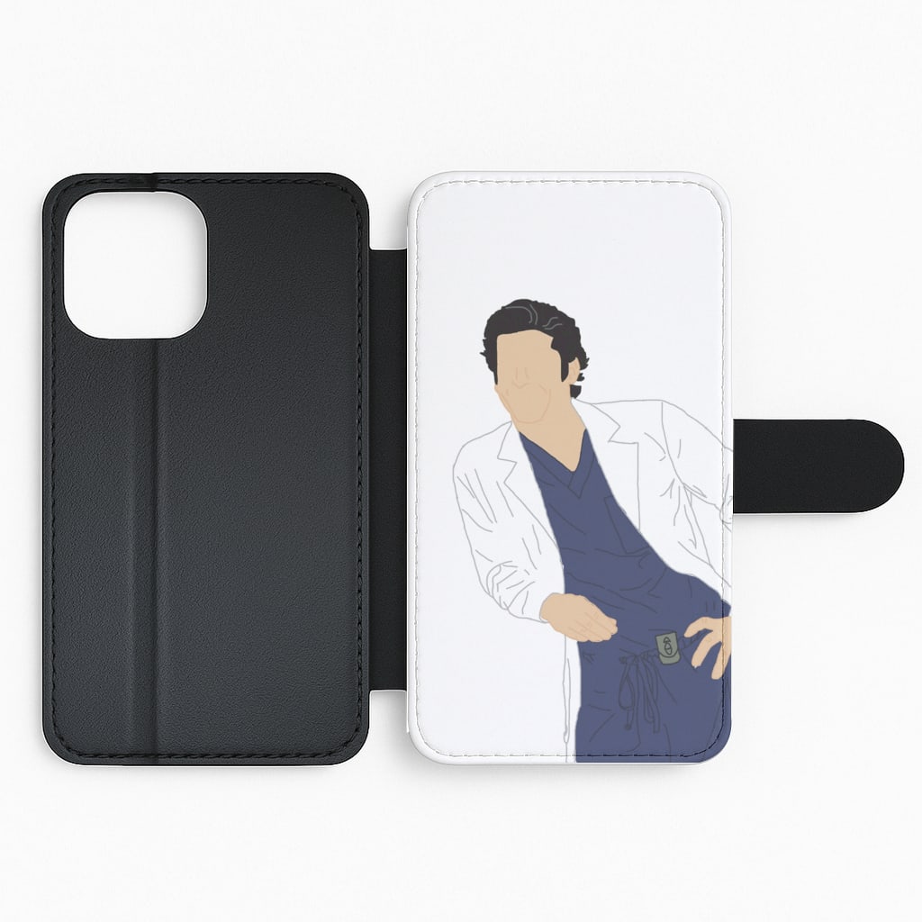 Derek Shepherd - Grey's Flip Phone Case