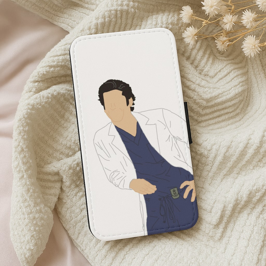 Derek Shepherd - Grey's Wallet Phone Case