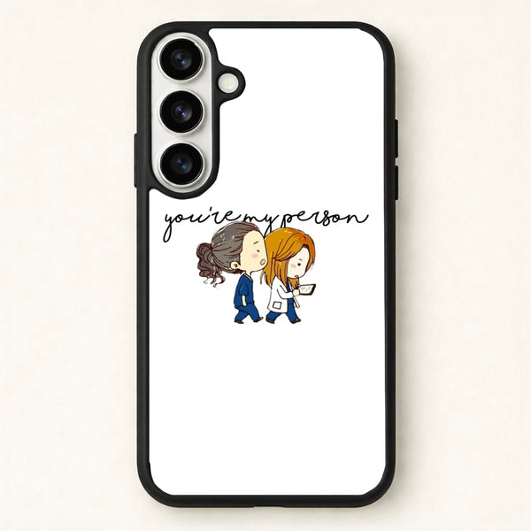 You're My Person Cartoon - Grey's Phone Case for Galaxy S26 Plus