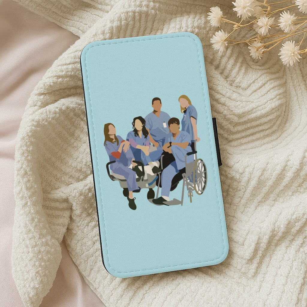 Greys Cast Wallet Phone Case