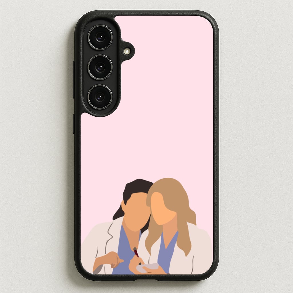 Faceless Characters - Grey's Phone Case for Galaxy S25FE