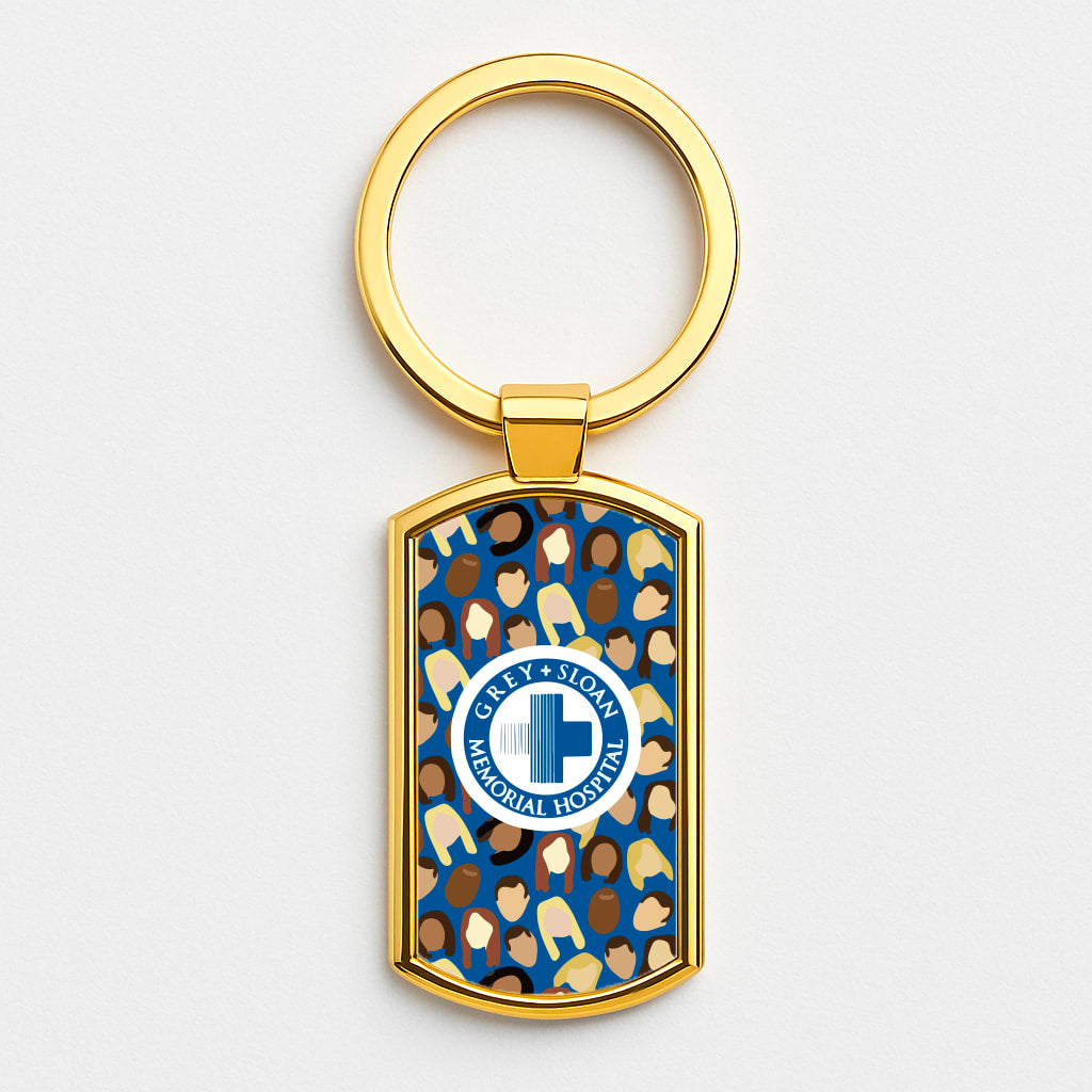 Grey Sloan Memeorial hospital - Grey's Anatomy Gold Keyring