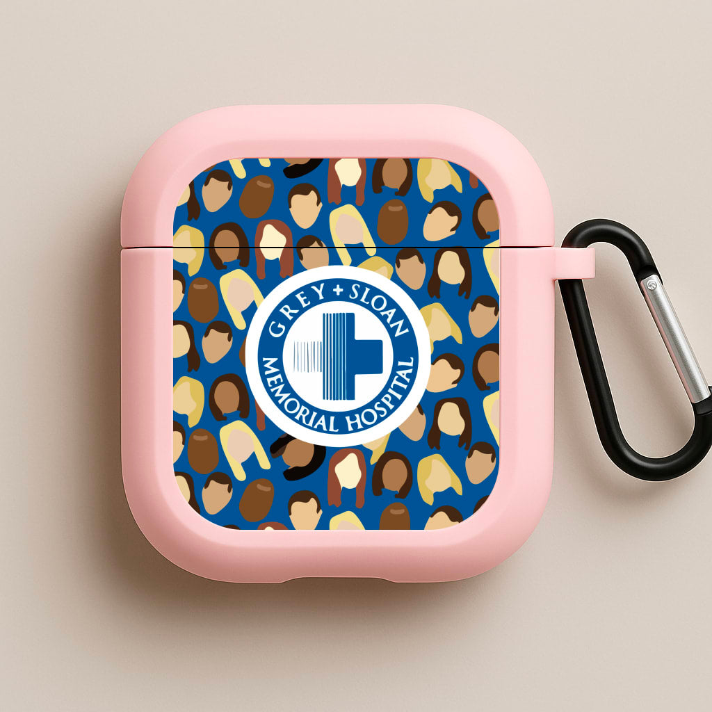 Grey Sloan Memeorial hospital - Grey's Anatomy Pink AirPods Case
