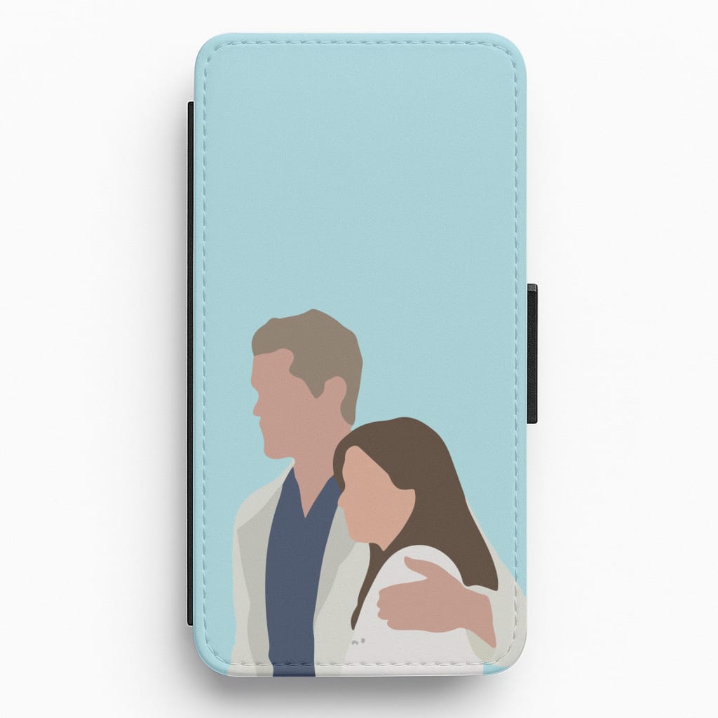 Doctor And Nurse - Grey's Anatomy Flip / Wallet Phone Case