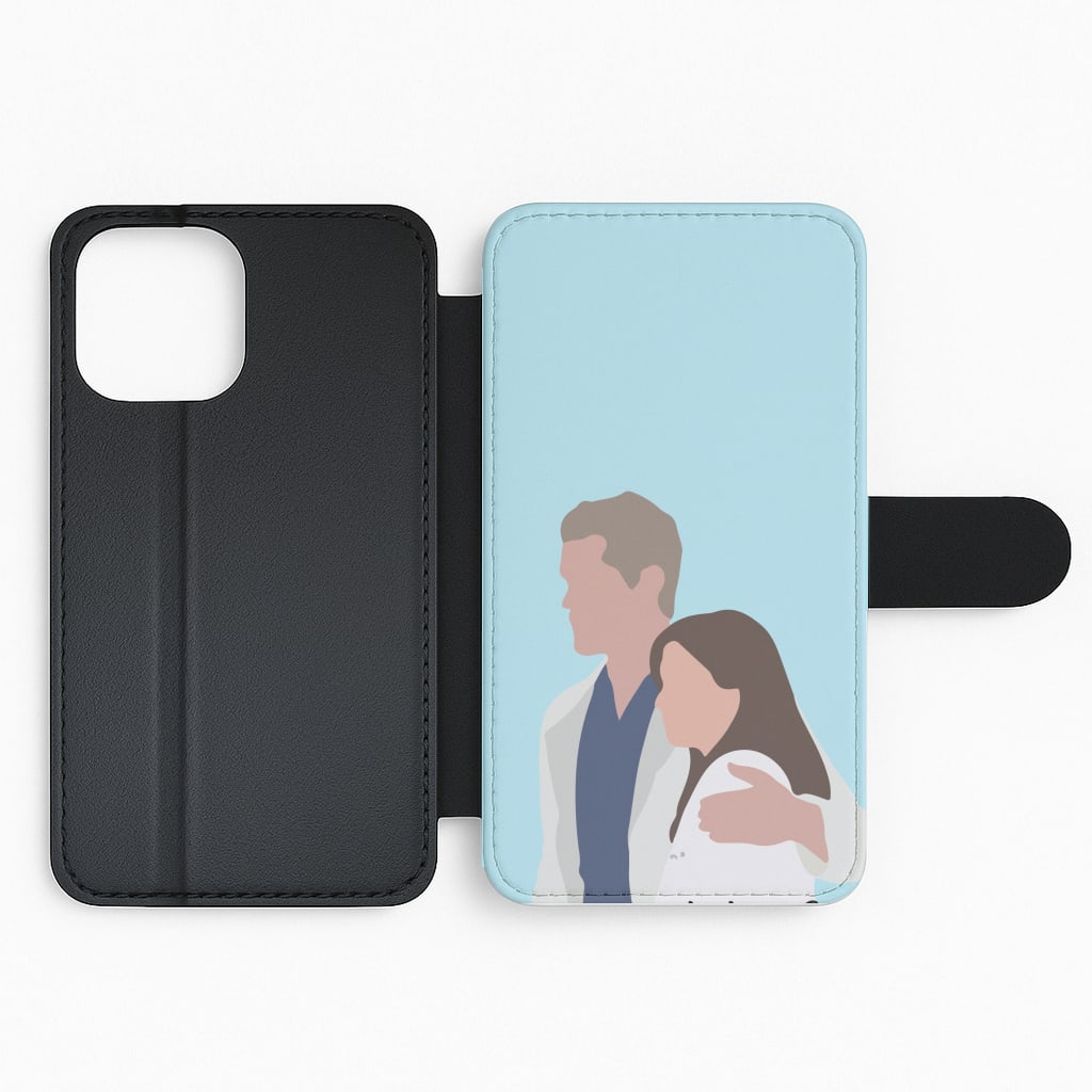 Doctor And Nurse - Grey's Anatomy Flip Phone Case