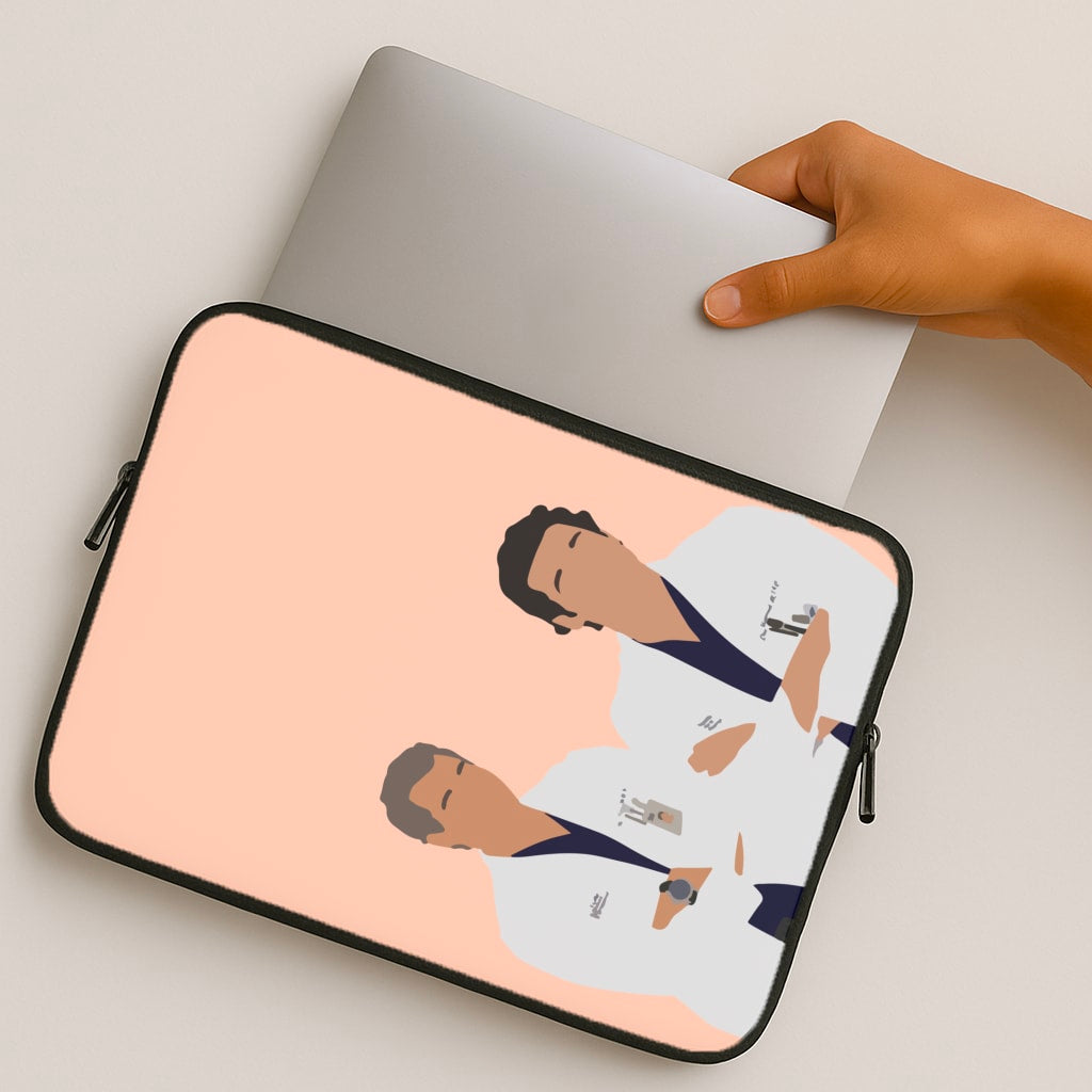 Two Doctors Arm Crossed - Grey's MacBook Case