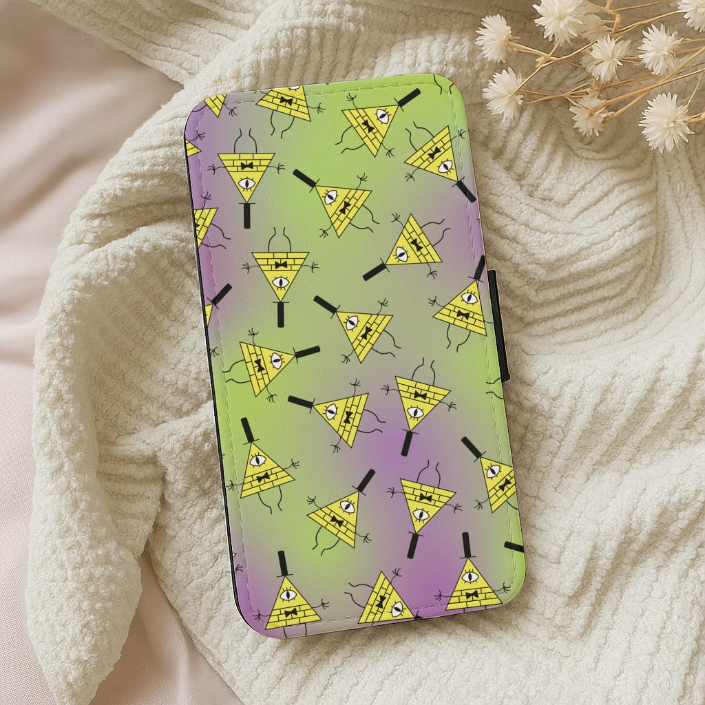 Bill Pattern Wallet Phone Case