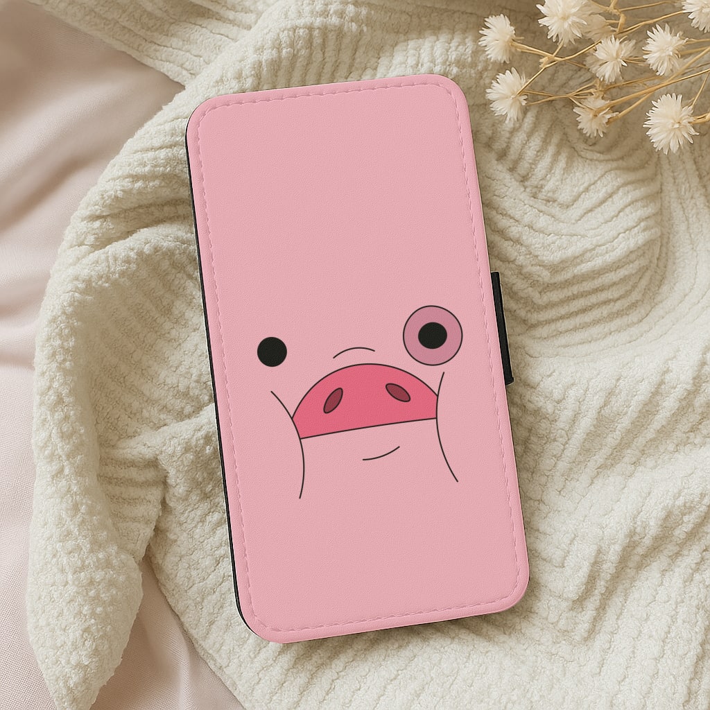 Waddles Face Wallet Phone Case