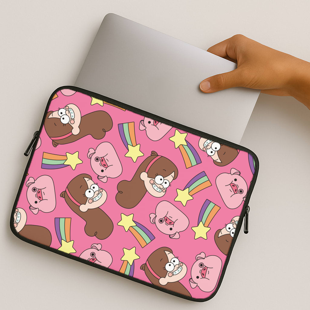 Mabel And Stars Pattern MacBook Case