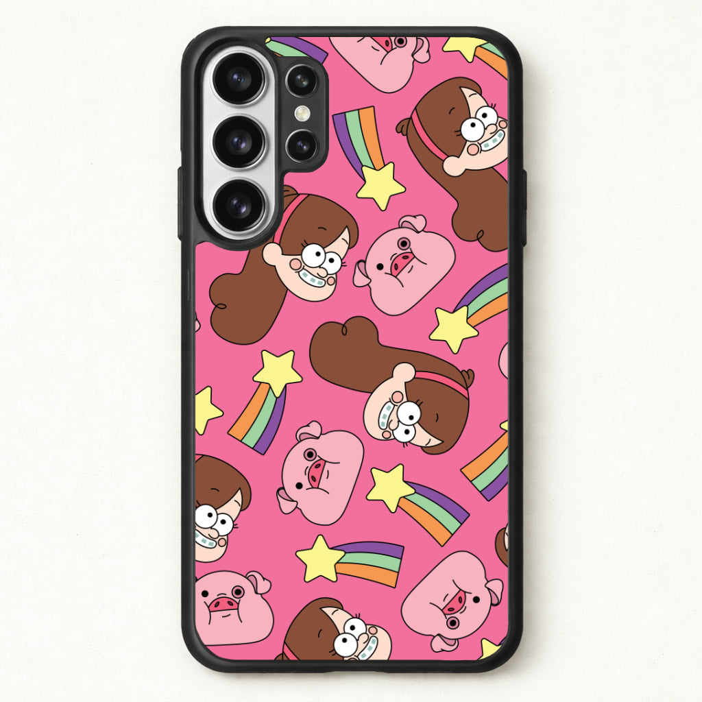 Mabel And Stars Pattern Phone Case for Galaxy S26 Ultra