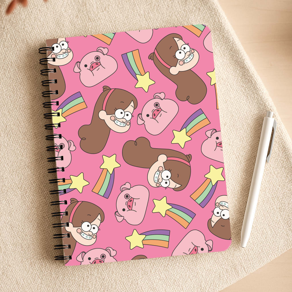Mabel And Stars Pattern Notepad