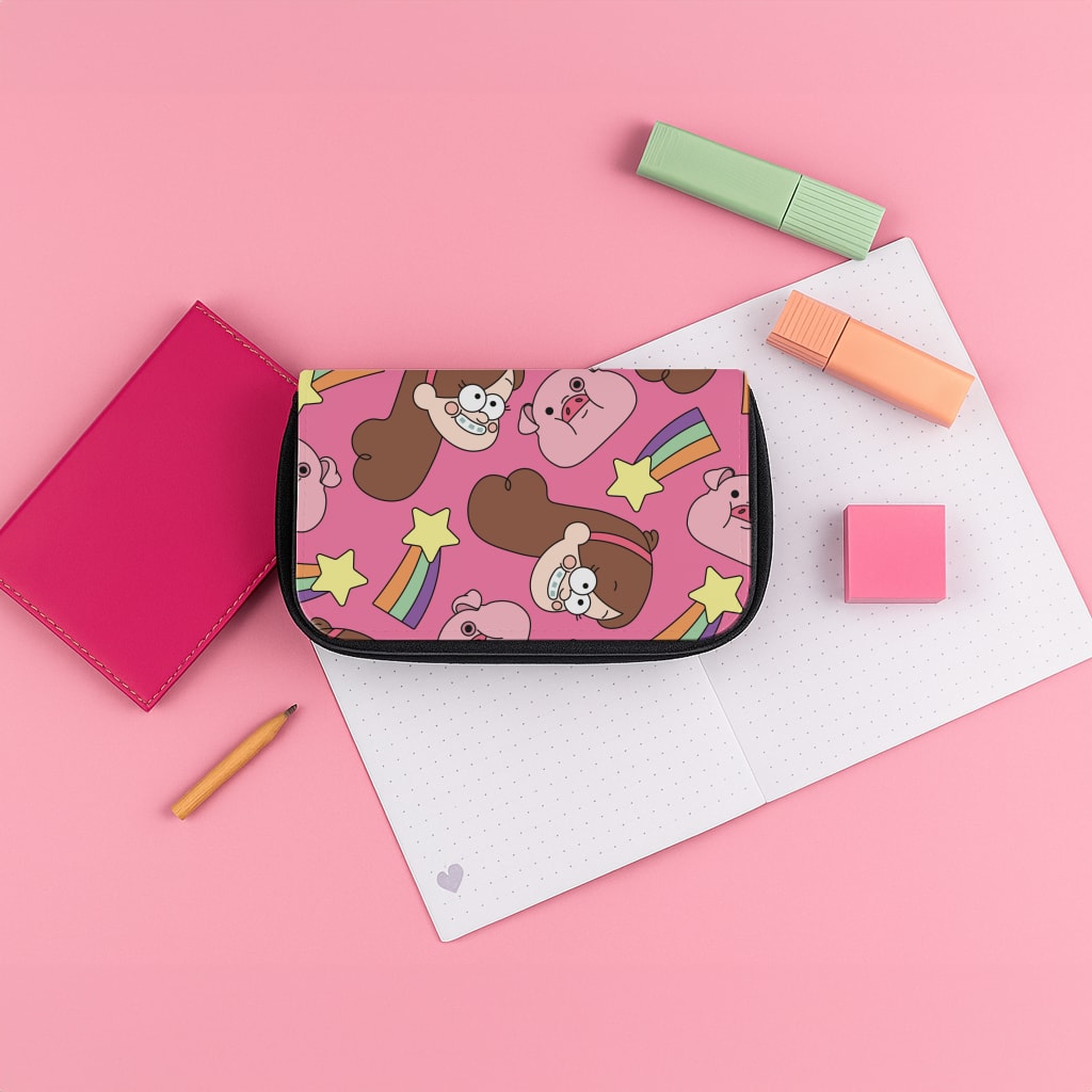 Mabel And Stars Pattern Pencil Case