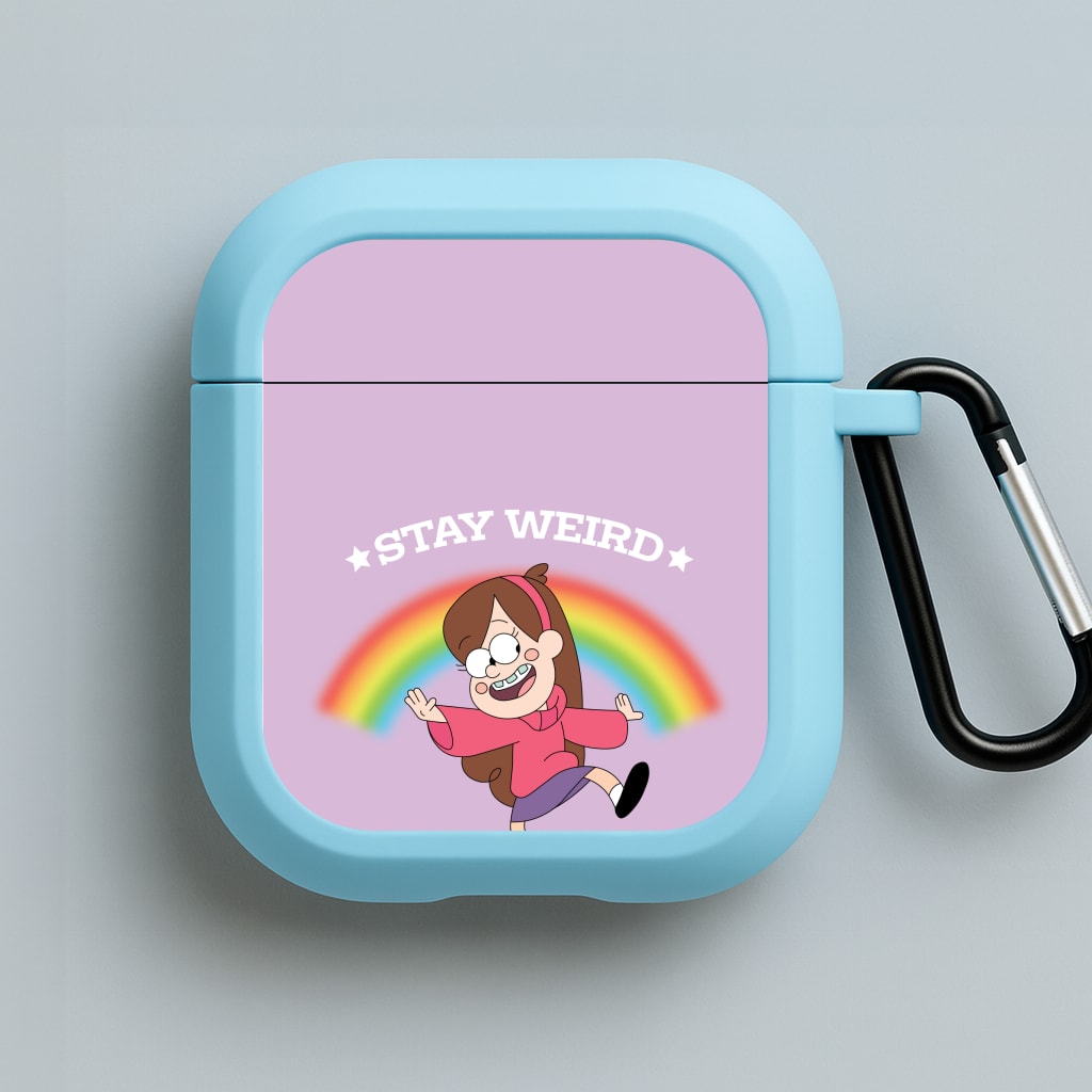 Stay Weird Blue AirPods Case