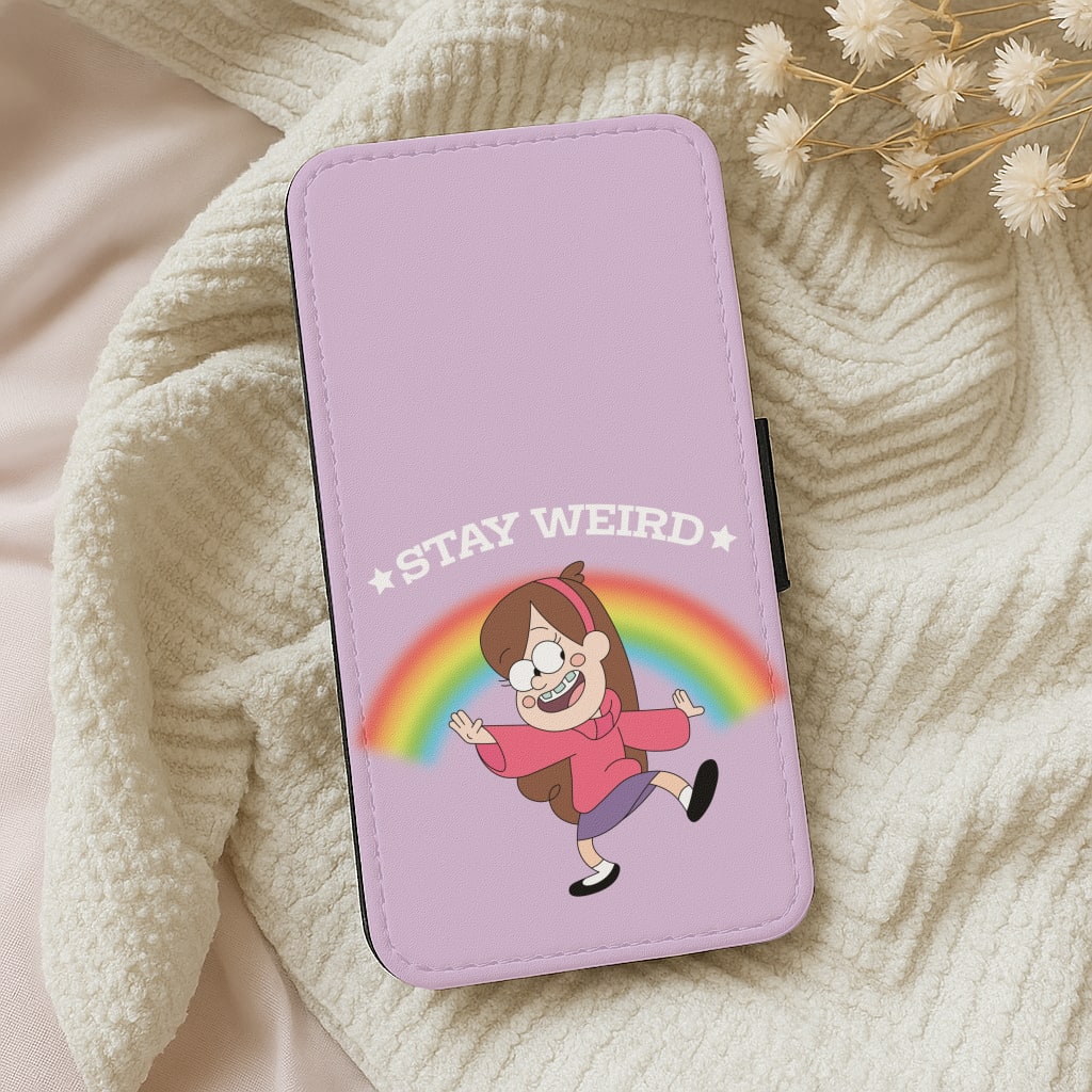 Stay Weird Wallet Phone Case