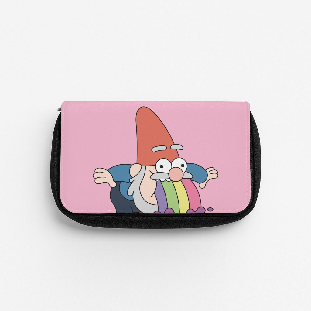Garden Gnome Rainbow Pencil Case