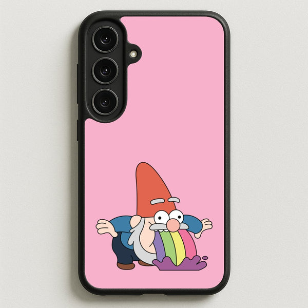 Garden Gnome Rainbow Phone Case for Galaxy S25FE