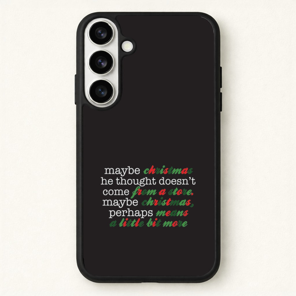 Green Creature Quote Phone Case for Galaxy S26 Plus