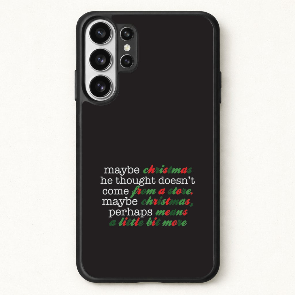 Green Creature Quote Phone Case for Galaxy S26 Ultra