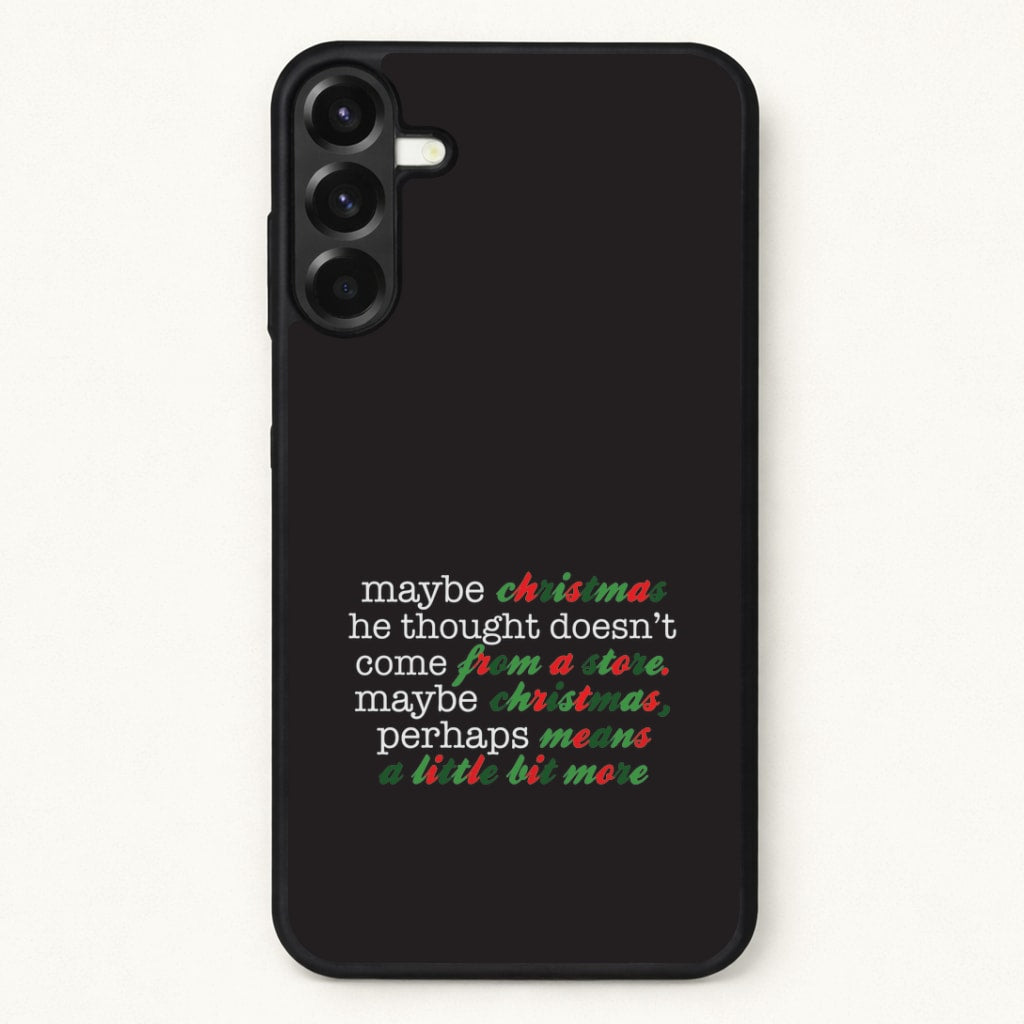 Green Creature Quote Phone Case for Galaxy A57